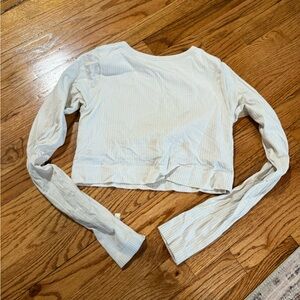 Lululemon cropped ebb to street long sleeve